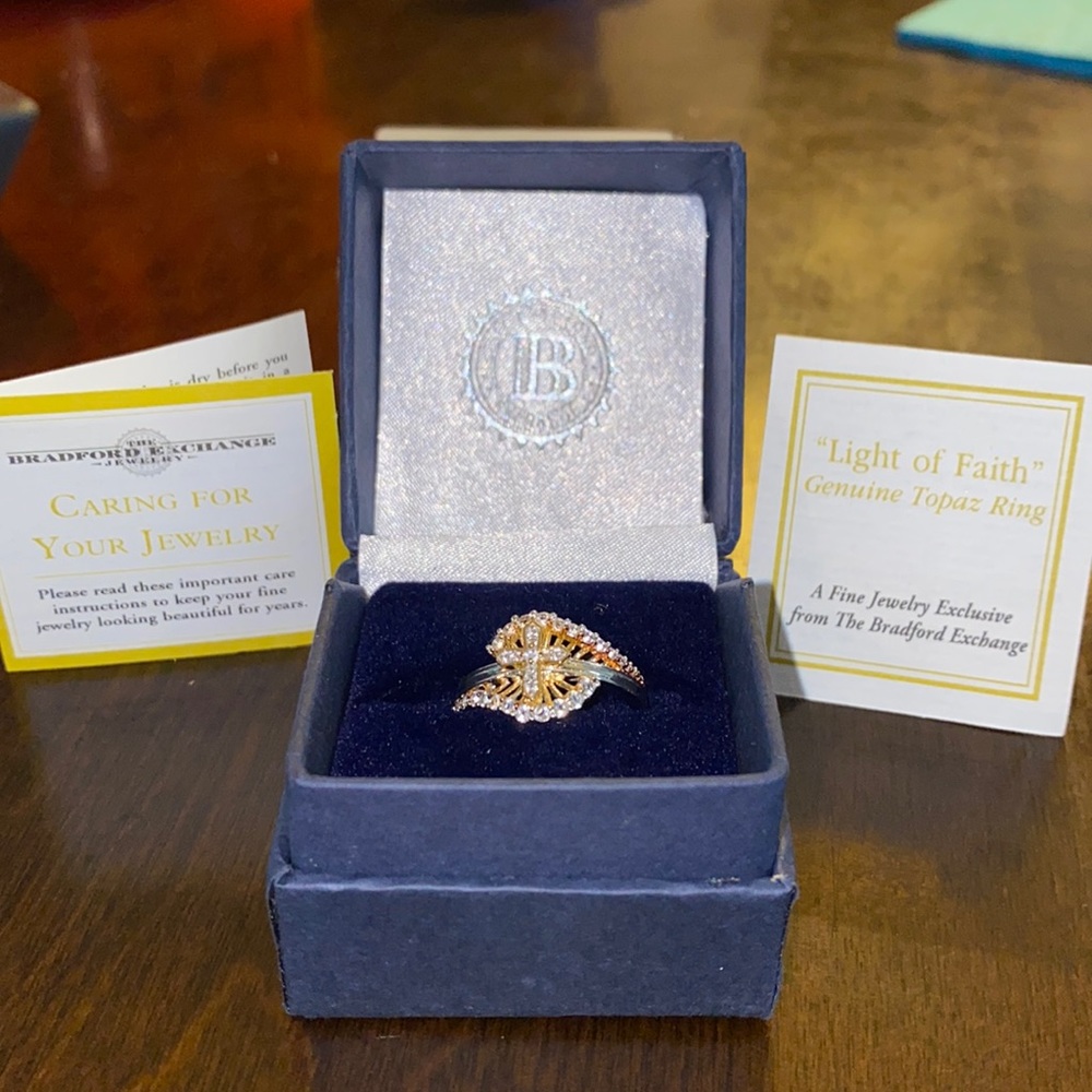 Bradford Exchange “Light of Faith” Ring
